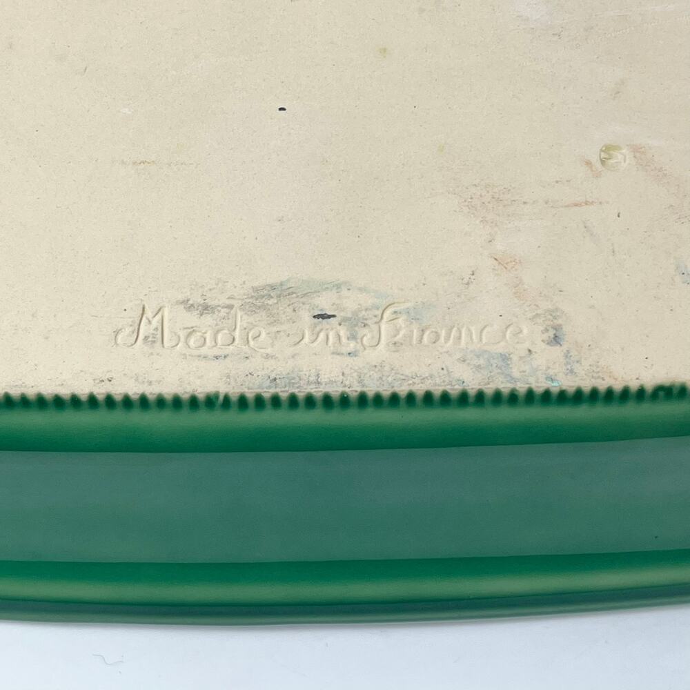 Appolia Casserole Dish French Glazed Ceramic Green Emerald Baking Serving Dish - Picture 7 of 16